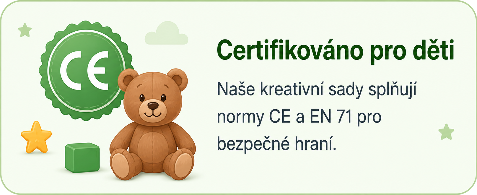 Certifikováno pro děti – CE certifikát EN 71